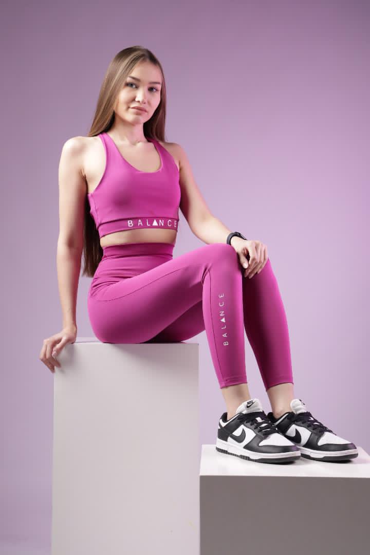 Berry Pink Yoga Set